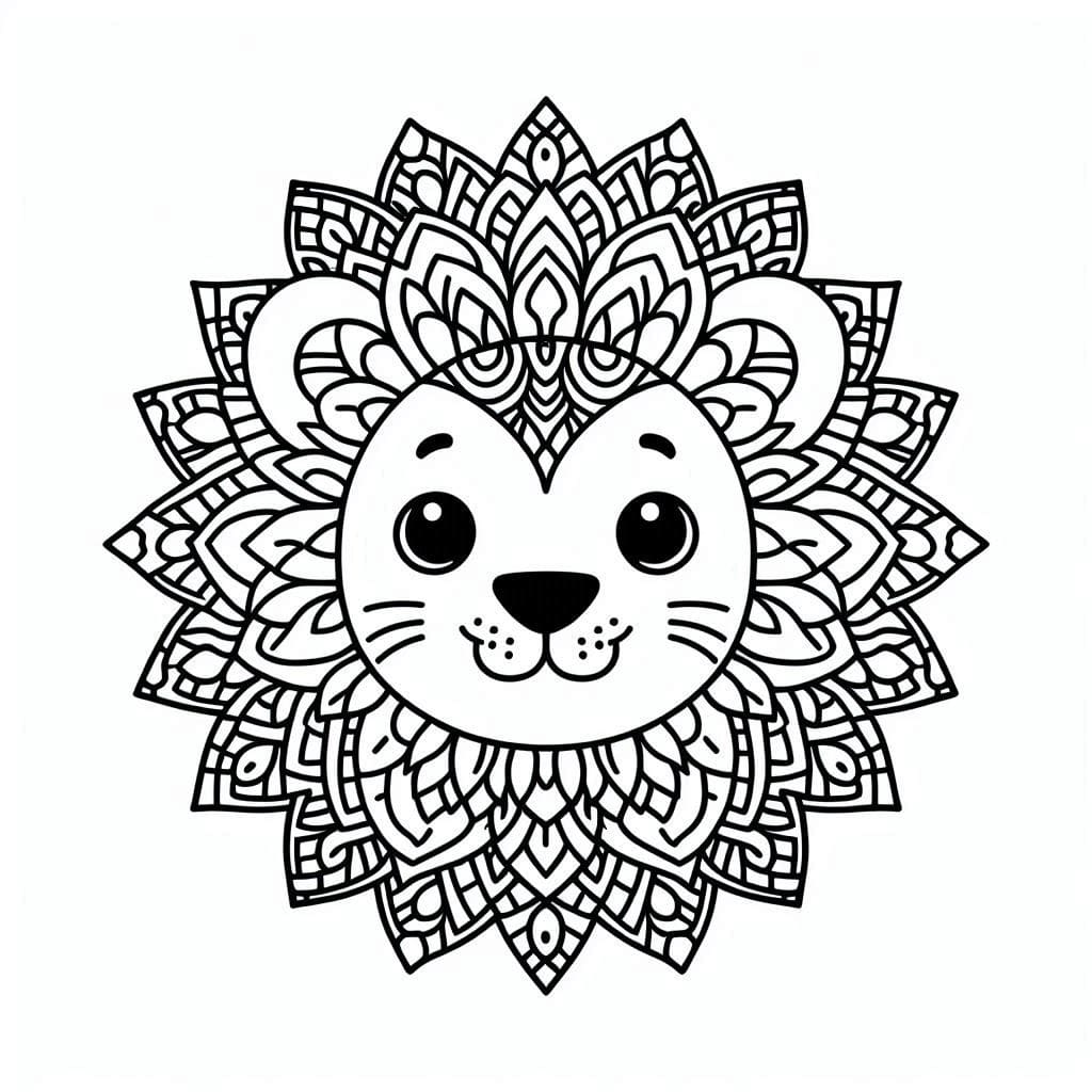 Mandalas Lion 45